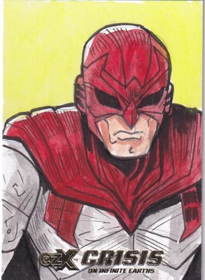 Cryptozoic CZX Crisis on Infinite Earths Sketch Card  by Roe Mesquita - Image 1 of 4