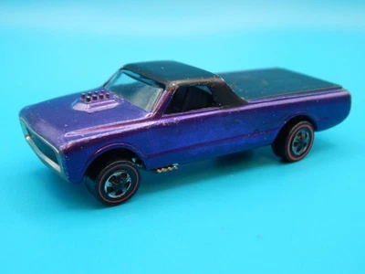 Restaurado Hot Wheels Redline - 1968 - Custom Fleetside - púrpura EE. UU. Foto 1 de 4