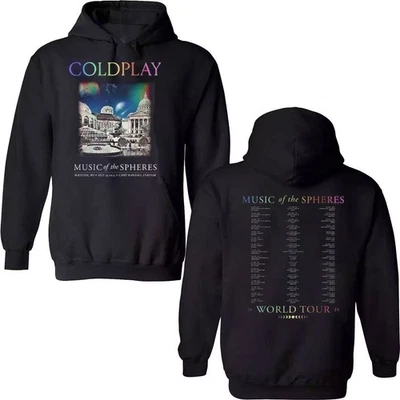 Coldplay Tour 2025 麦迪逊,威斯康星州坎普兰德尔体育场 2025 年 7 月 19 日连帽衫 — 第 1/4 张图片