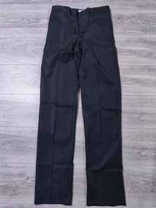Lands End Pants Boys Size 18 Black Adjustable School Uniform Active 35" Inseam - Picture 1 of 8