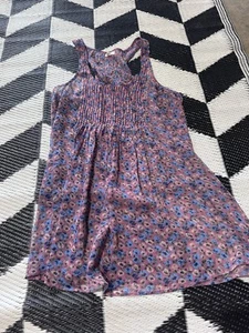 Aerie Tanktop Damen klein lila blau Blumen transparent Boho ätherisch - Bild 1 von 7