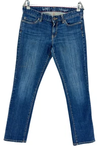 TOMMY HILFIGER Women Denim Straight Leg Jeans Blue W30 L31 - Picture 1 of 12