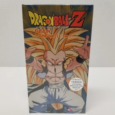 SEALED Dragon Ball Z VHS Buu Saga "Fusion - Losing Battle" (UNCUT Version, 3 Ep) - Image 1 of 4