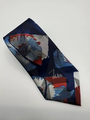 John Weitz Geometric Tie Multi Color Necktie Neckwear Polyester - Image 1 of 4
