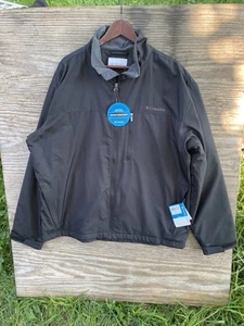 Columbia Utilizer Jacket Water Wind Resist Soft Shell Fleece Lined Men XL NEW - Picture 1 of 12
