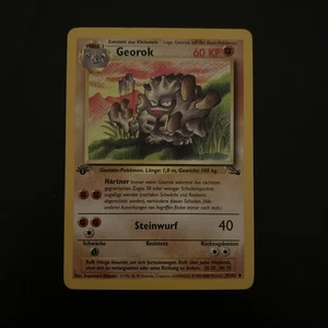 Pokemonkarte Georok - 37/62   1. Edition Fossil Deutsch  - Bild 1 von 2