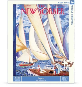 Regatta 1000 Piece Jigsaw Puzzle NYPC New - Picture 1 of 3