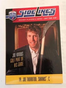  2009-10 Be A Player Sidelines #S23 Joe Thornton