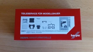 Herpa 084673 - 1/87 Accessori Cabina Scania Cs ND Senza Deflettore Vento - Nuovo - Foto 1 di 1