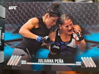 Julianna Pena #64 2017 Topps UFC Knockout Blue #10/99 - Image 1 of 2