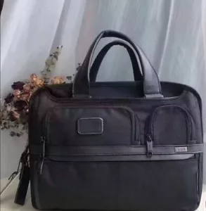 Maletín organizador expandible para computadora portátil TUMI ALPHA3 2603141 bolsa para PC de viaje negro - Imagen 1 de 10