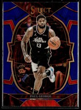 2023-24 Panini Select Blue Prizm Paul George #16 TS1