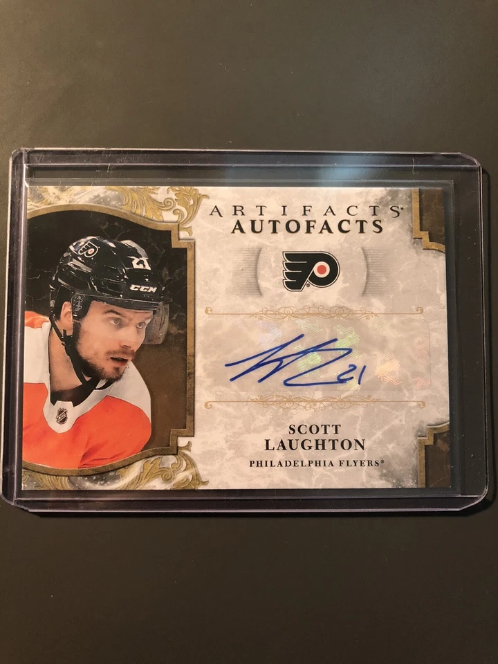 19-20 Artifacts Scott Laughton Autofacts Autograph - Image 1 of 2