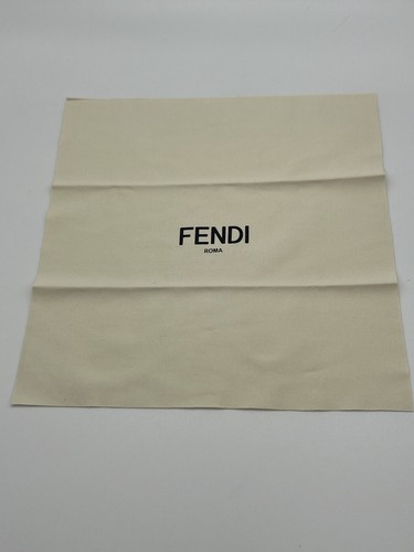 FENDI PANNO IN MICROFIBRA PULIZIA PER OCCHIALI LENTI OCCHIALI DA SOLE BEIGE