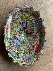 Dino Martens Große AVEM Murano Tutti Frutti-Kunstglasschale - Bild 1 von 13
