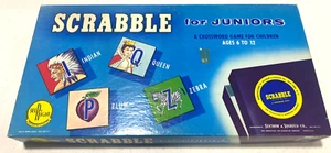 RAR Vintage Scrabble Junior Spiel Kinder fast vollständig 1958 - Bild 1 von 6