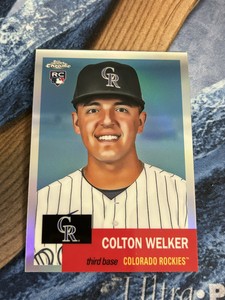 2022 Topps Chrome Platinum Anniversary COLTON WELKER ROOKIE RC  Refractor