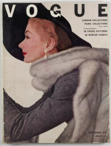 IRVING PENN Lisa Fonssagrives CECIL BEATON Norman Parkinson DIOR Vogue Sep 1951 - Picture 1 of 8