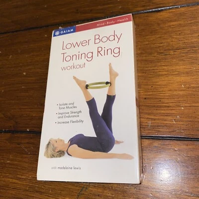 VHS Lower Body Toning Ring Workout With Madeline Lewis (VHS, 1997, GAIAM) - NEW - Image 1 of 4