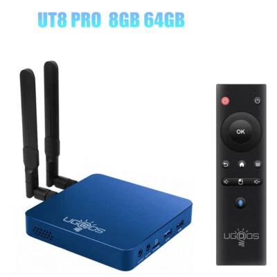 UGOOS UT8 PRO TV Box Android 11 8G 64G RK3568 WIFI 6 1000M LAN BT5.0 Set Top Box - Image 1 of 4