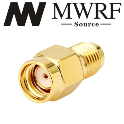 MWRF SOURCE SMA Female To RP-SMA Male Connector Adaptor; US Stock