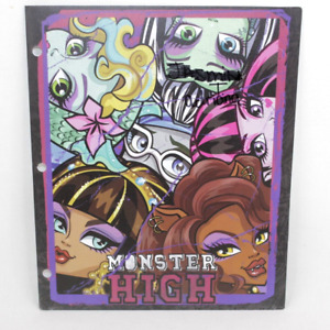 Monster High 2-Pocket 3-Hole Folder 2014 Clawdeen Cleo Frankie Stein Ghoulia