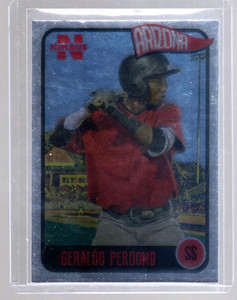 Geraldo Perdomo 2020 Onyx Nimbus Prospect Rookie Baseball Silver Card /325