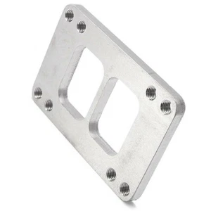 Turbo Manifold Flange Stainless Steel Adapter T6 to T4 Divided Exhaust 8 Holes - Picture 1 of 7