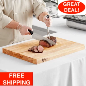 24" x 18" x 1 3/4" Holz Schneidebrett Kommerziell Restaurant Massiver Metzger Block - Bild 1 von 12