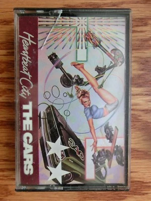 THE CARS "Heartbeat City" Vintage CASSETTE 1984 - Image 1 of 2