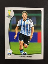 Lionel Messi Panini Sticker World Cup 2014 Brazil / Swiss Platinum Edition #P1
