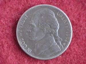 1994-P Improperly Annealed Nickel Error - AU - Picture 1 of 7