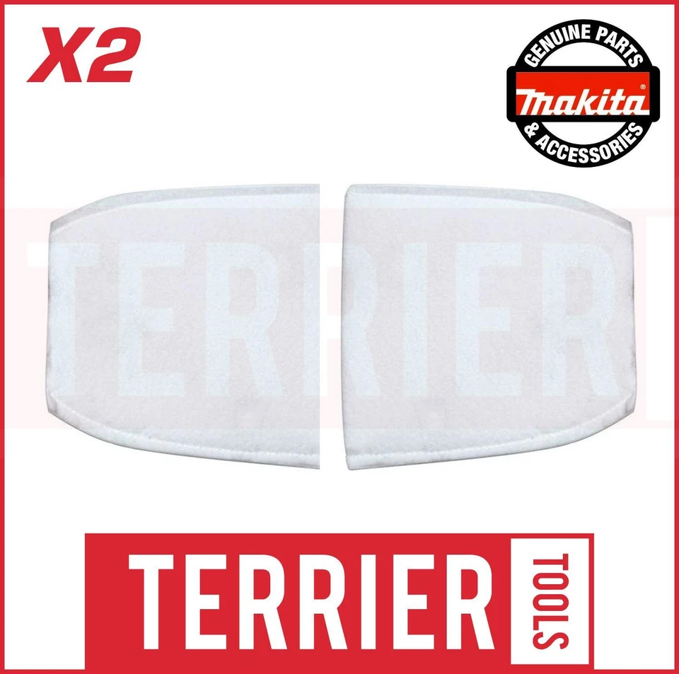 3xGenuine Makita 443060-3 Cloth Vacuum Cleaner Filter for BCL140 4071D BCL180