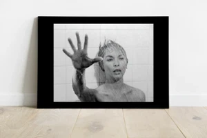 Psycho Movie Print-Janet Leigh-Hitchcock-Bates Motel-Digital Bathroom Art-840 - Picture 1 of 4
