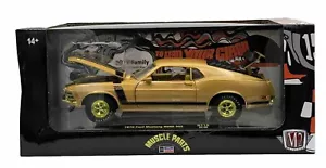 M2 Machines 2024 Gold 1970 Ford Mustang BOSS 302 ***CHASE****750 Pcs. 1:24 - Picture 1 of 11