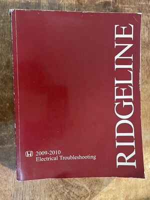 Honda Ridgeline 2009 2010 manual de diagnóstico eléctrico de solución de problemas OEM Foto 1 de 3