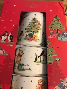 CATH KIDSTON Tea For Two Christmas Festive Party Animals Teapot / Cups BNWT - Picture 1 of 4