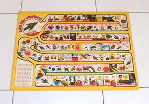 GIRO DELL'UNIVERSO Gioco dell'oca Tour Vintage 49x35 cm Anni 40/50 - MAI USATO - Picture 1 of 1
