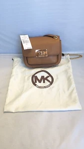 Michael Kors Sloan Leder Schultertasche Handtasche Eichelbraun Neu! Neu mit Etikett mit Staubbeutel - Bild 1 von 18