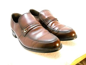 Nunn Bush Men's Brown Loafer Size 11 D Dress Shoe Round Toe Removable Liners - Picture 1 of 12