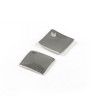 Pandahall 50Pcs Flat Round Stainless Steel Stamping Blank Tag Pendants 0.9 Inch Message Word TagS For DIY Jewelry Making
