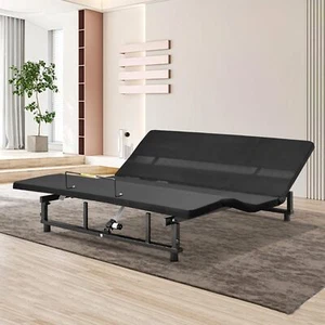 Adjustable Bed Frame Base w/Wireless Remote, Zero Gravity Bed Head Foot Incline - Picture 1 of 36