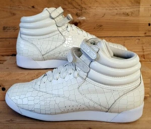 Reebok Freestyle HixFace Mid Leather Trainers UK5.5/US8/EU38.5 059503 Cream - Picture 1 of 12