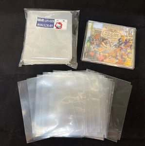 SelectSleeves CD OUTER Sleeve Non-Reseal For Jewel Case Japan Made 100pcs - Foto 1 di 2