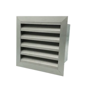 200mm Aluminium Weatherproof Louvre External Wall Vent with Mesh - VW200 - Picture 1 of 1