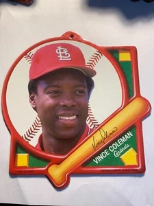 Targa St Louis Cardinals Vince Coleman 1989 Tara giocattolo da collezione vintage - Foto 1 di 2