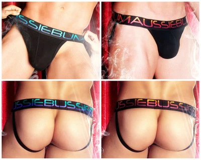 AussieBum Men's Jockstrap Underwear JOCK STRAP 2 Colors Sexy & HOT Size S M L XL - Image 1 of 3