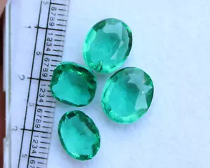 9*10.5 M LAB GROWN BIRON 11.2 ct COLUMBIAN GREEN EMERALD OVAL CUT LOOSE GEMSTONE - Picture 1 of 4