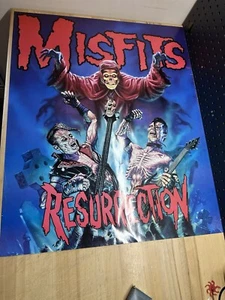 Vintage Authentic Misfits Resurrection Tour 1996 Poster 23 x 28 - Picture 1 of 10