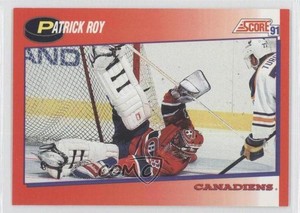 1991-92 Score Canadian Bilingual Patrick Roy #75 HOF